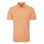 Ping Halcyon Honeycomb Polo Shirt - Tangerine Multi
